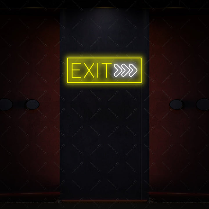 "Exit" Letrero de neón