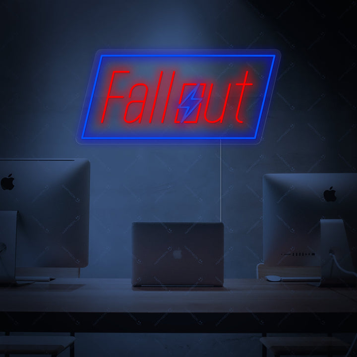 "Fallout" Letrero de neón
