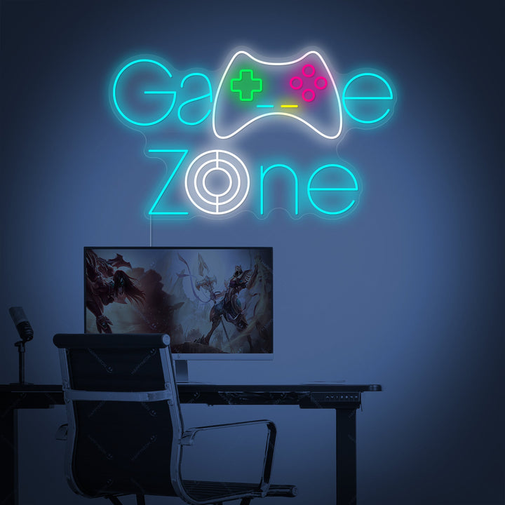 "Game Zone" Letrero de neón