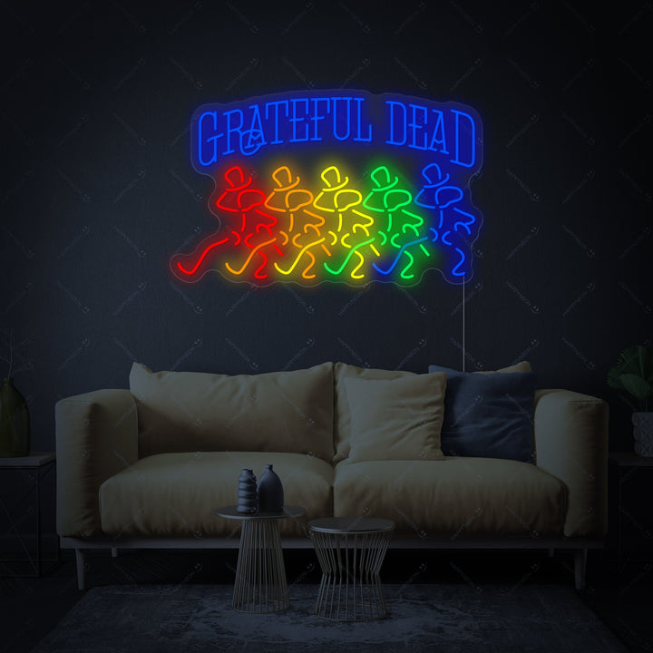 "Grateful Dead" Letrero de neón