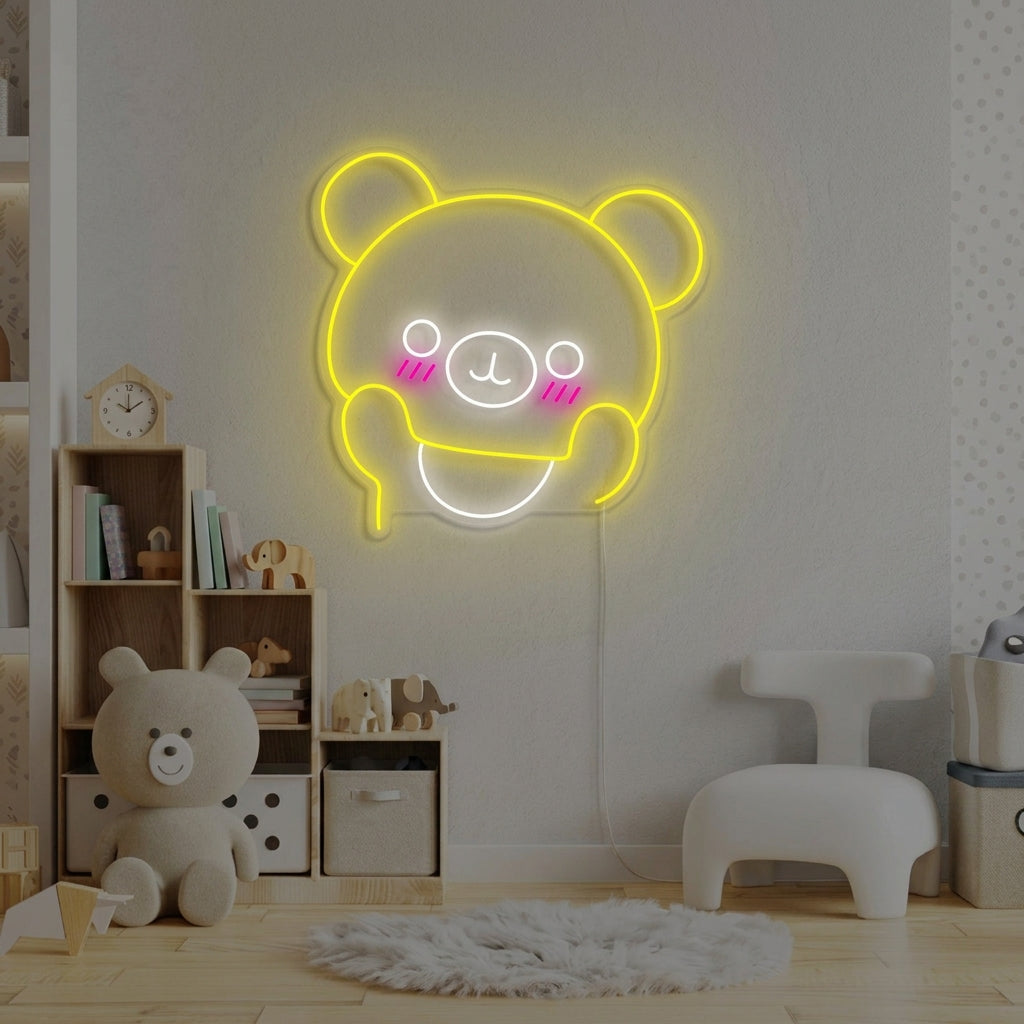 "Osito, Decoracion De Habitaciones Infantiles" Letreros Neon