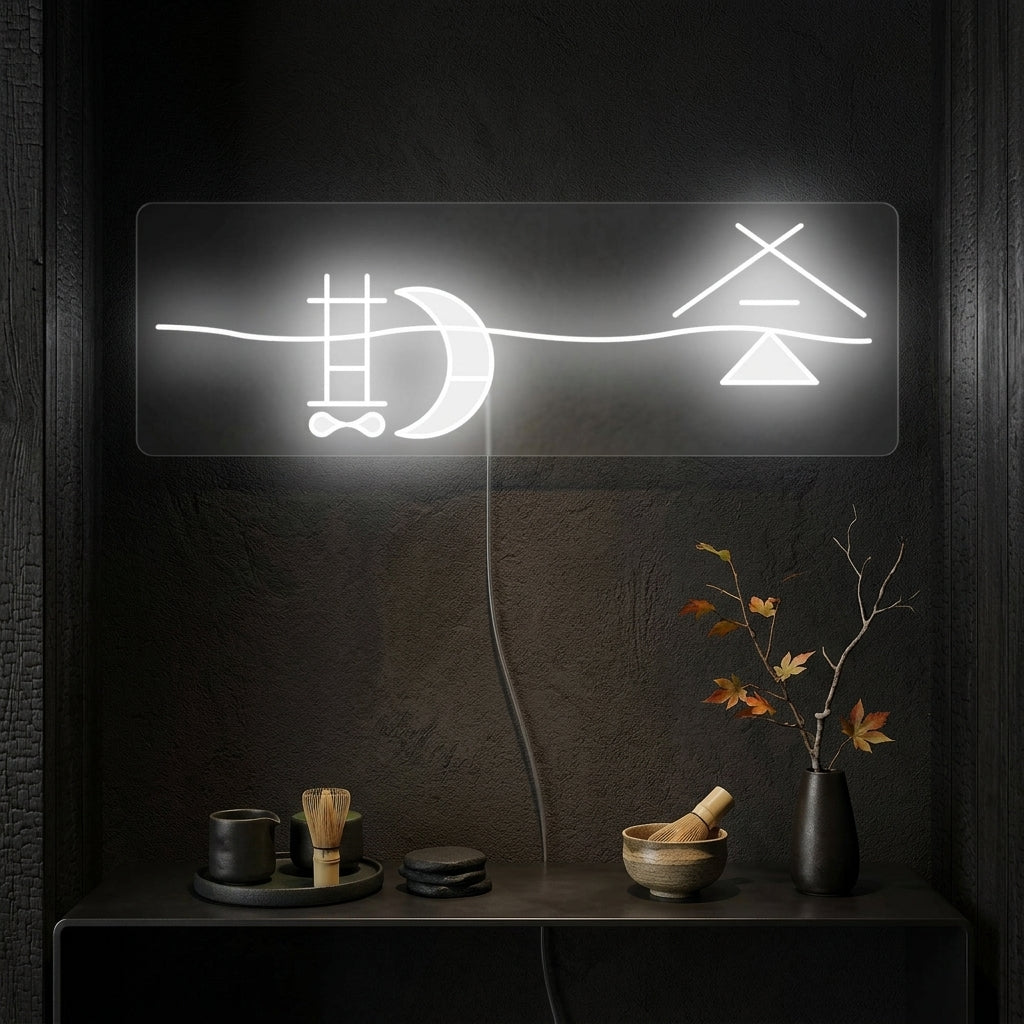 "Oportunidad Única En Japonés" Letreros Neon
