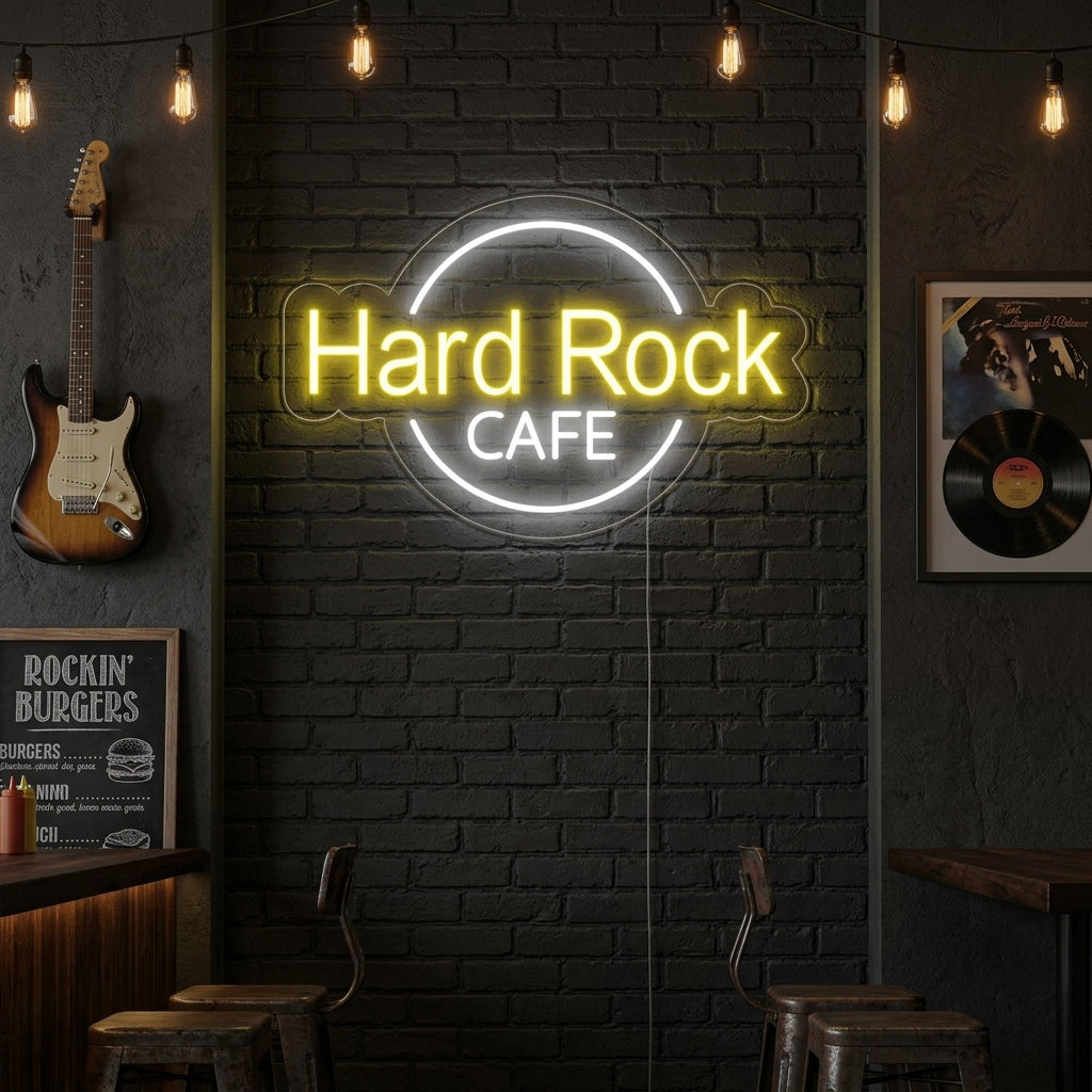 "Hard Rock Cafe" Letreros Neon