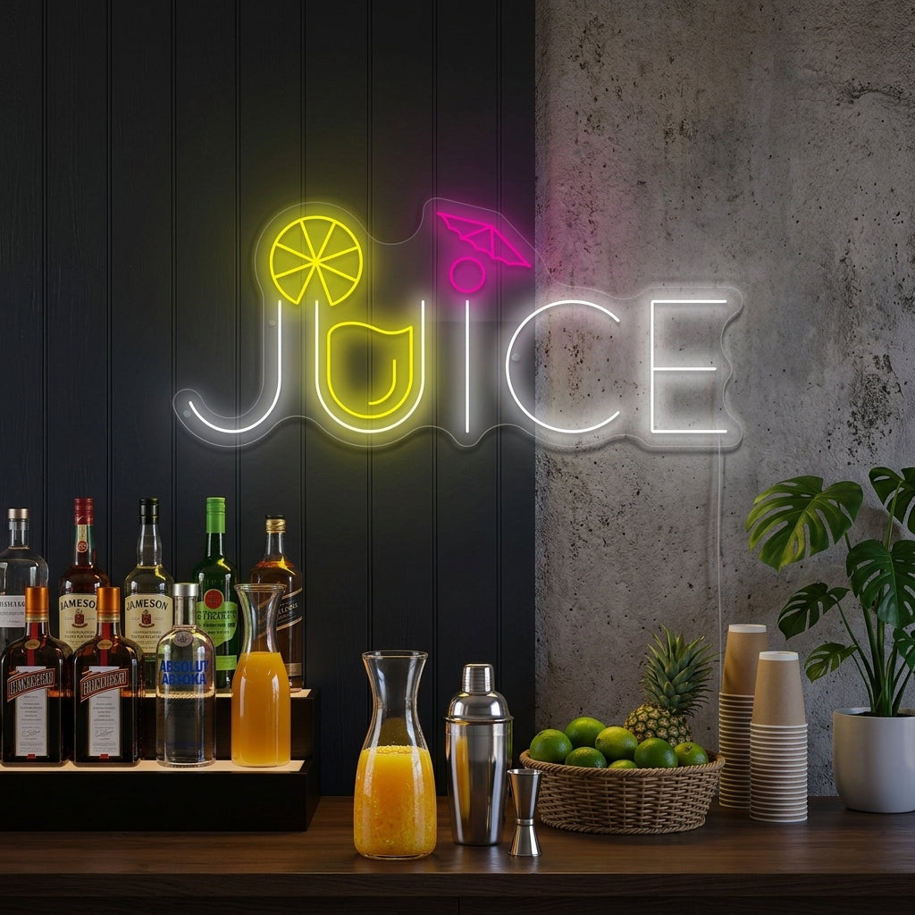 "Juice" Letrero de neón