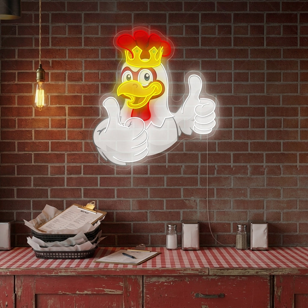 "Pollo" Letrero de neón