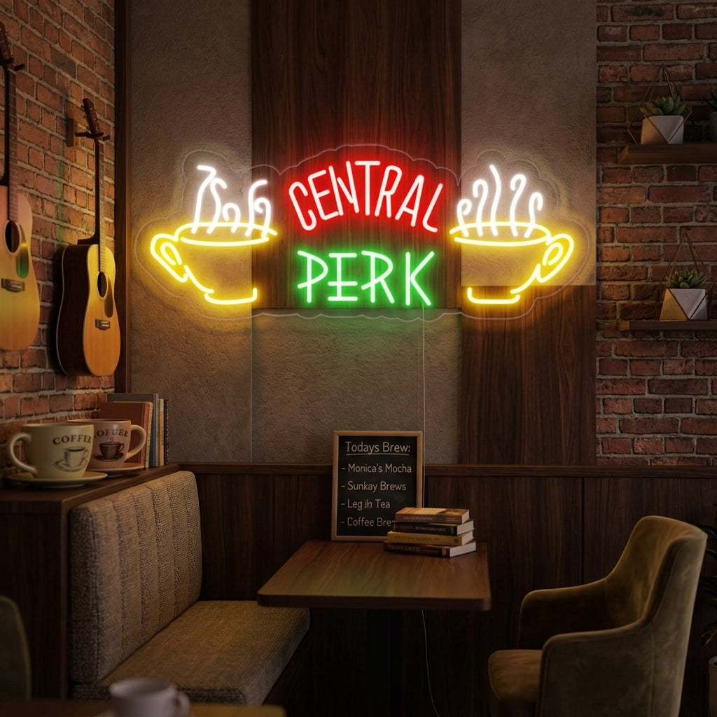 "Central Perk" Letreros Neon
