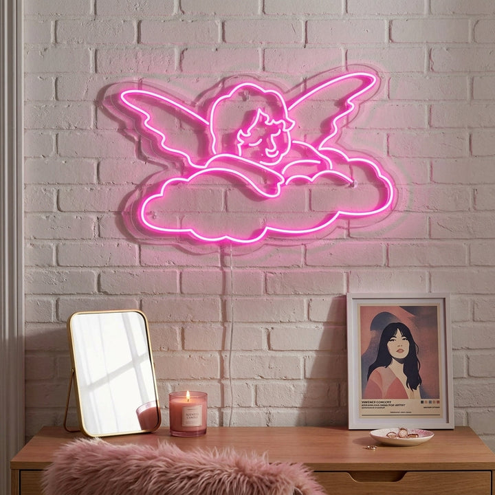 "Bebé Ángel" Letreros Neon