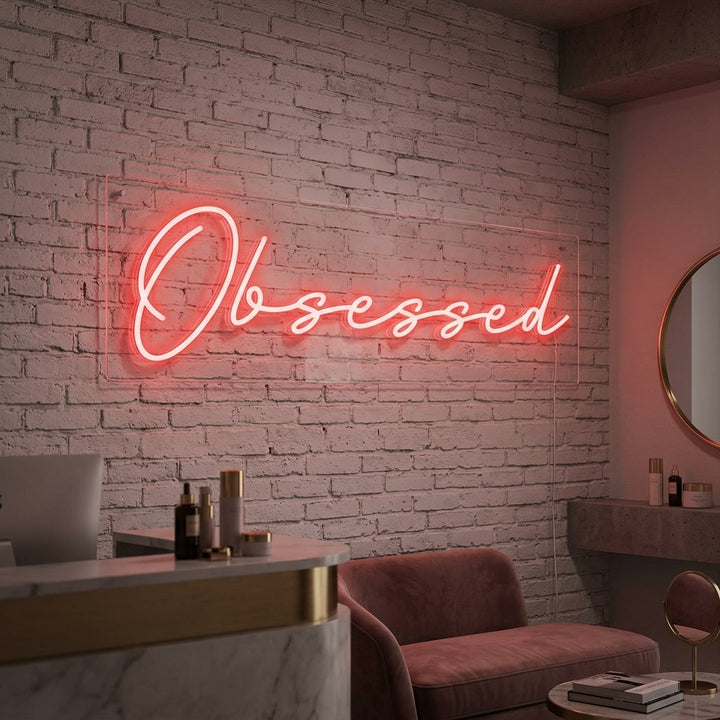 "Obsessed" Letreros Neon