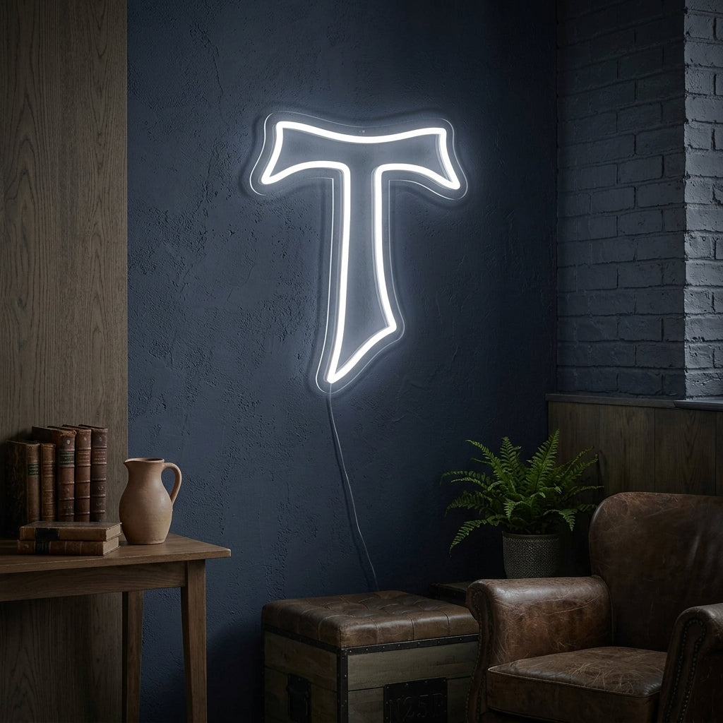 "Cruz Tau" Letreros Neon