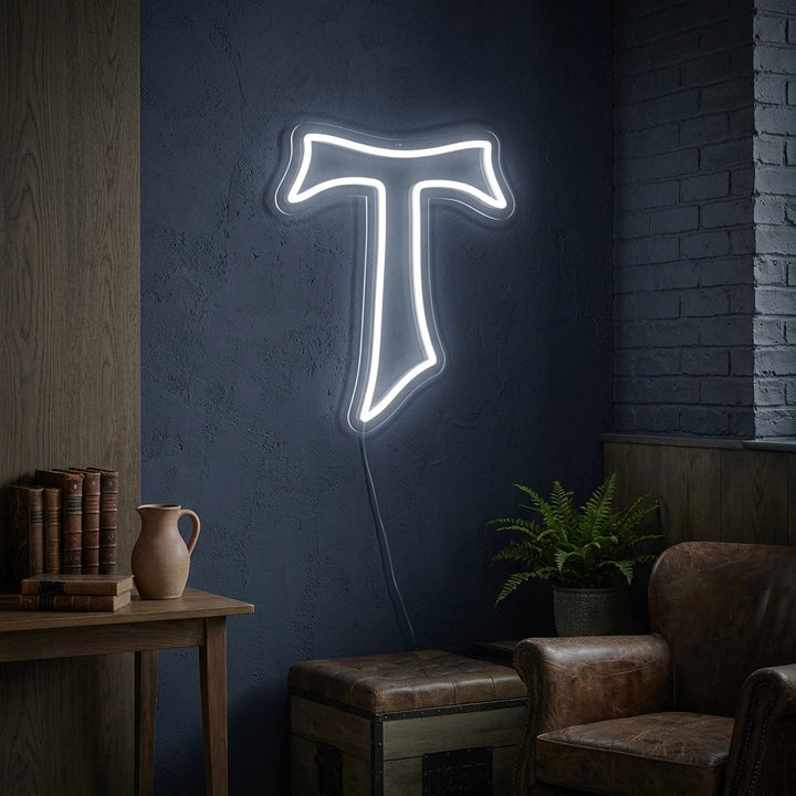 "Cruz Tau" Letreros Neon