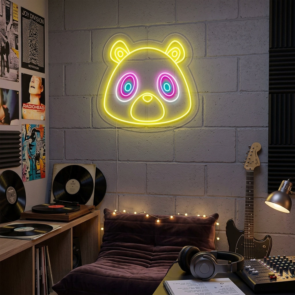 "Graduation Bear" Letreros Neon