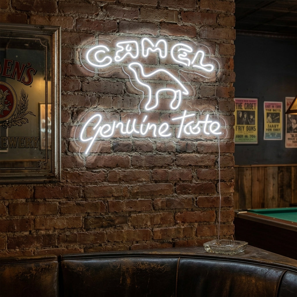"Camel Genuine Taste" Letreros Neon
