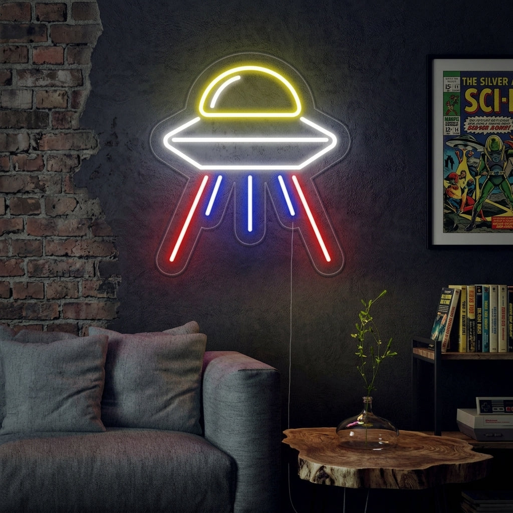 "Nave Extraterrestre" Letreros Neon