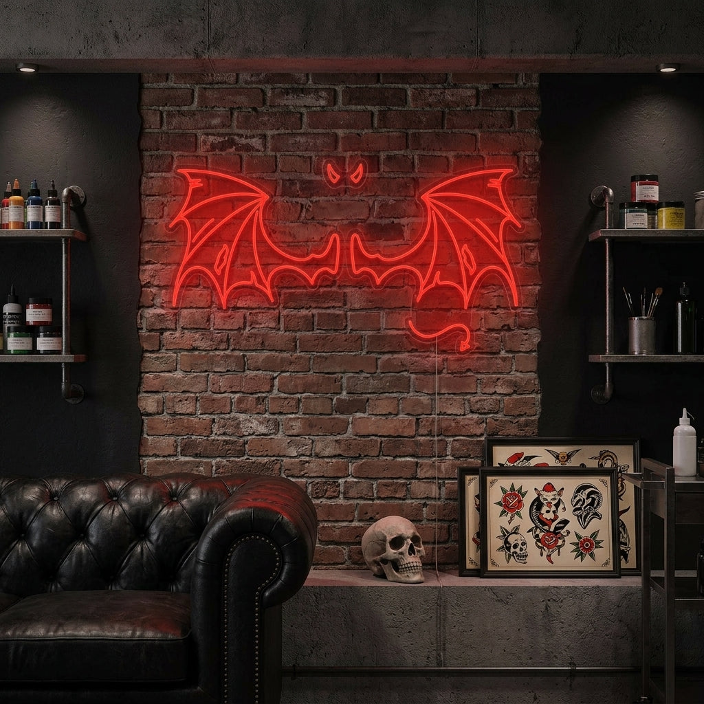 "Alas Del Diablo" Letreros Neon