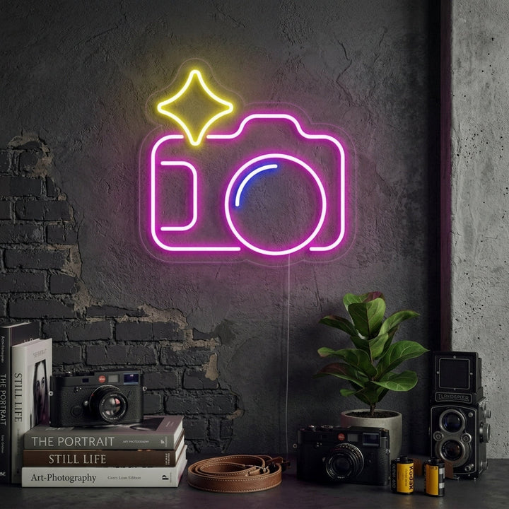 "Cámara" Letreros Neon