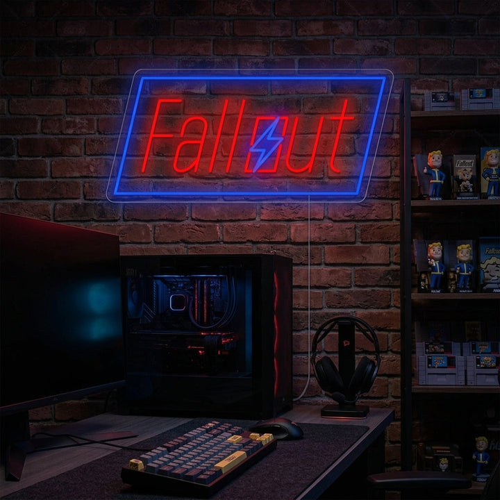 "Fallout" Letrero de neón