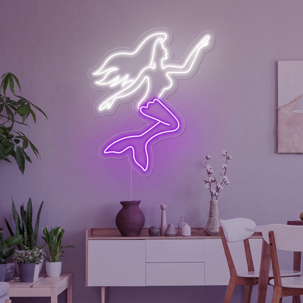 "Sirena Chica Sexy" Letreros Neon