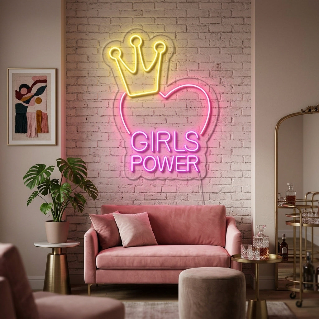 "Girls Power" Letreros Neon