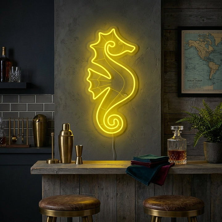 "Caballito De Mar" Letreros Neon