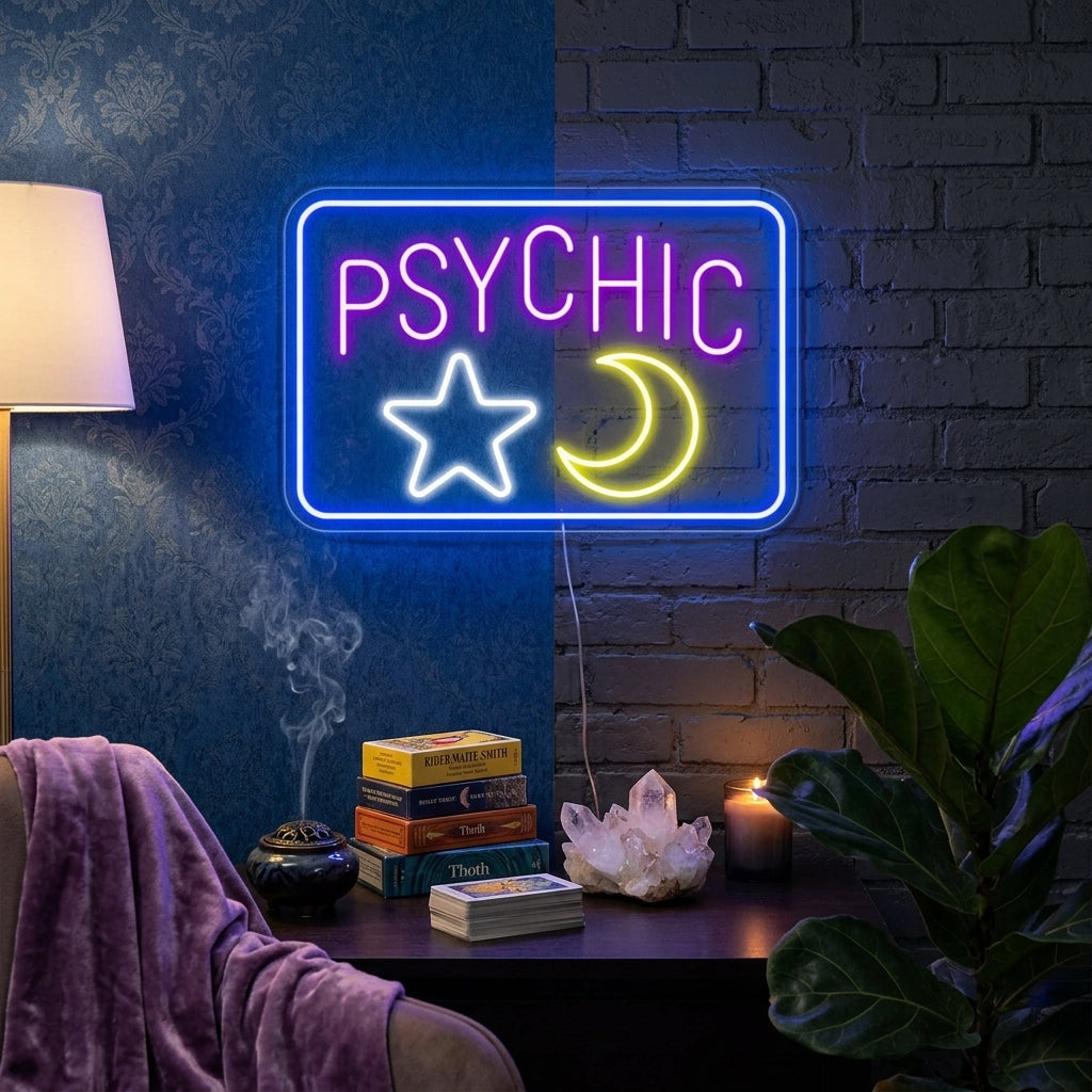 "Psychic" Letreros Neon