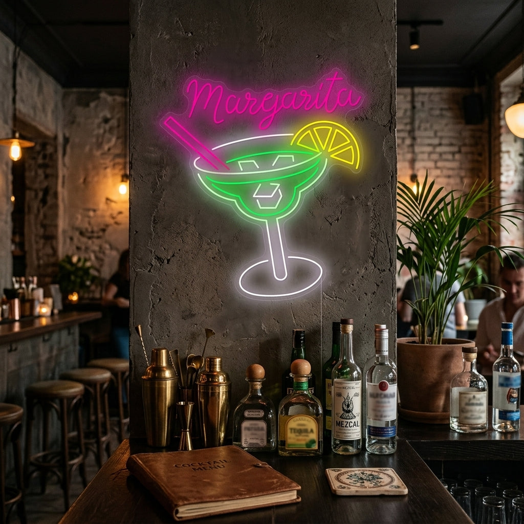 "Margarita" Letrero de neón
