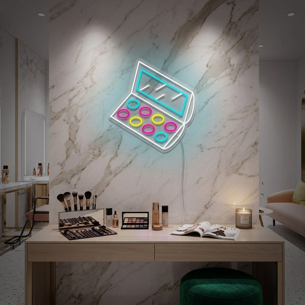 "Paleta De Sombras" Letreros Neon