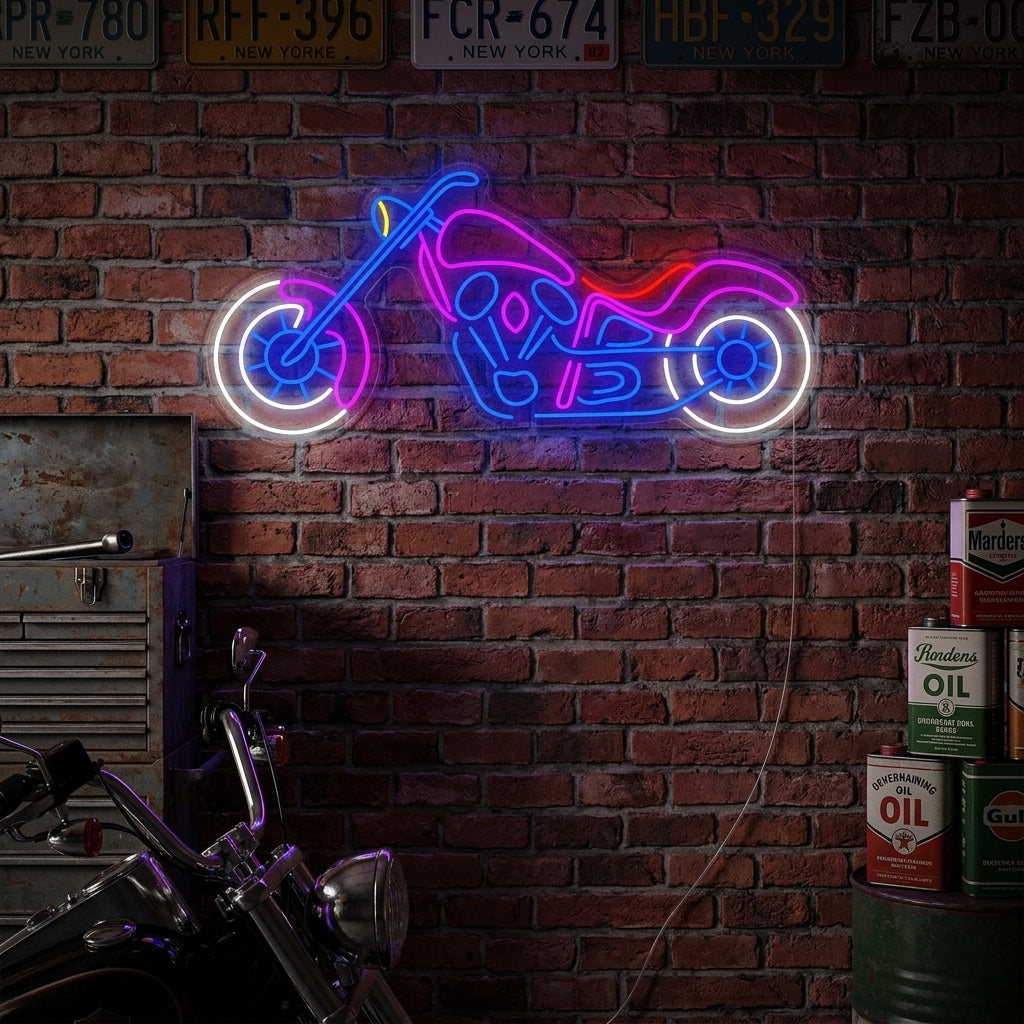 "Motocicleta" Letreros Neon
