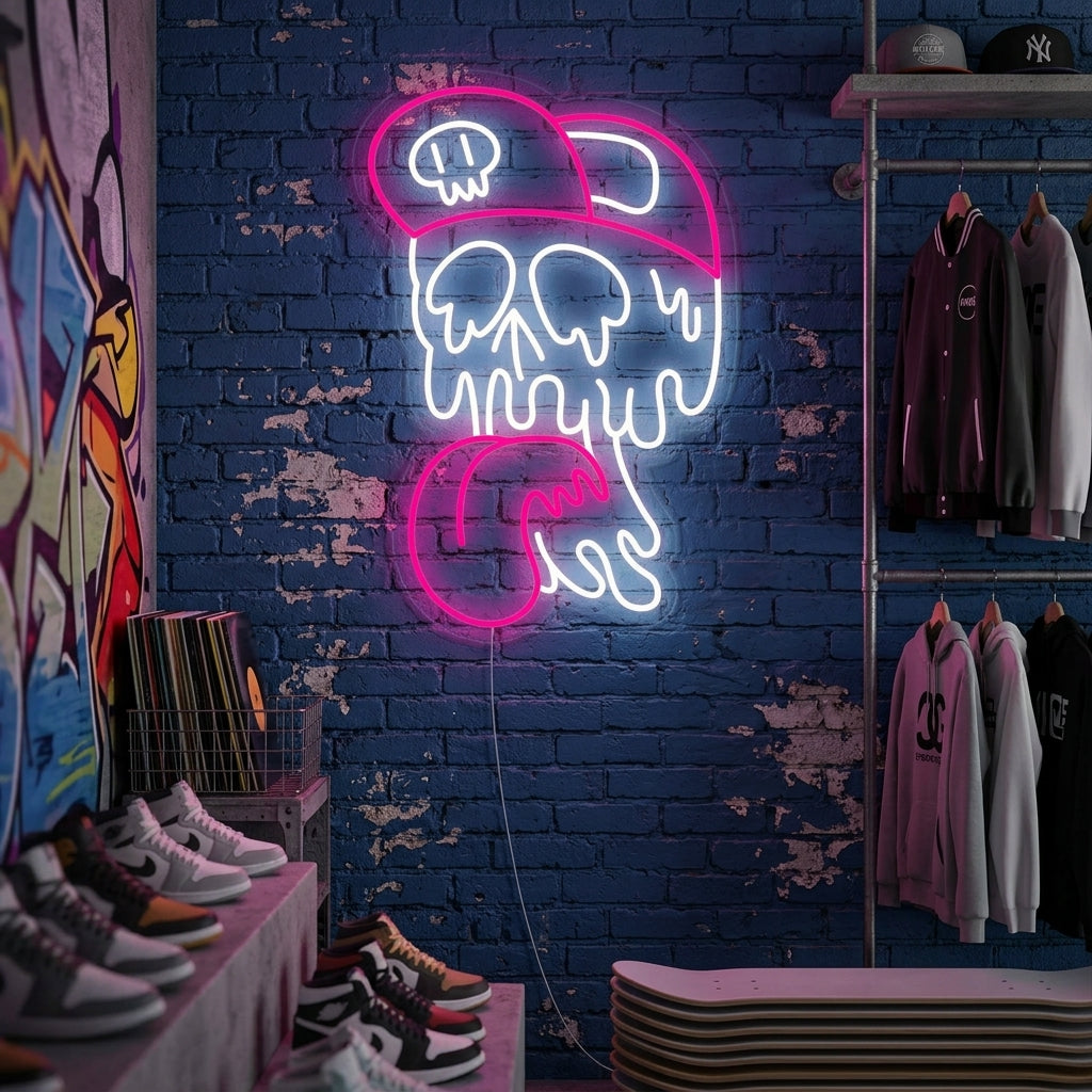 "Cráneo De Fusión" Letreros Neon