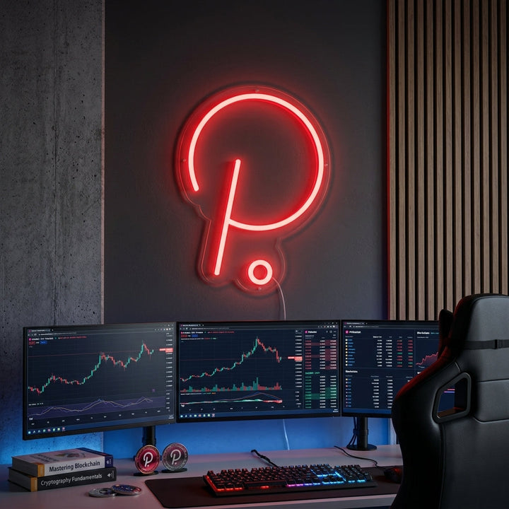 "Logo Polkadot" Letreros Neon