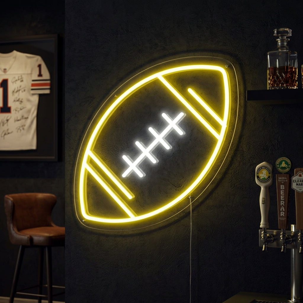 "Pelota De Fútbol" Letreros Neon