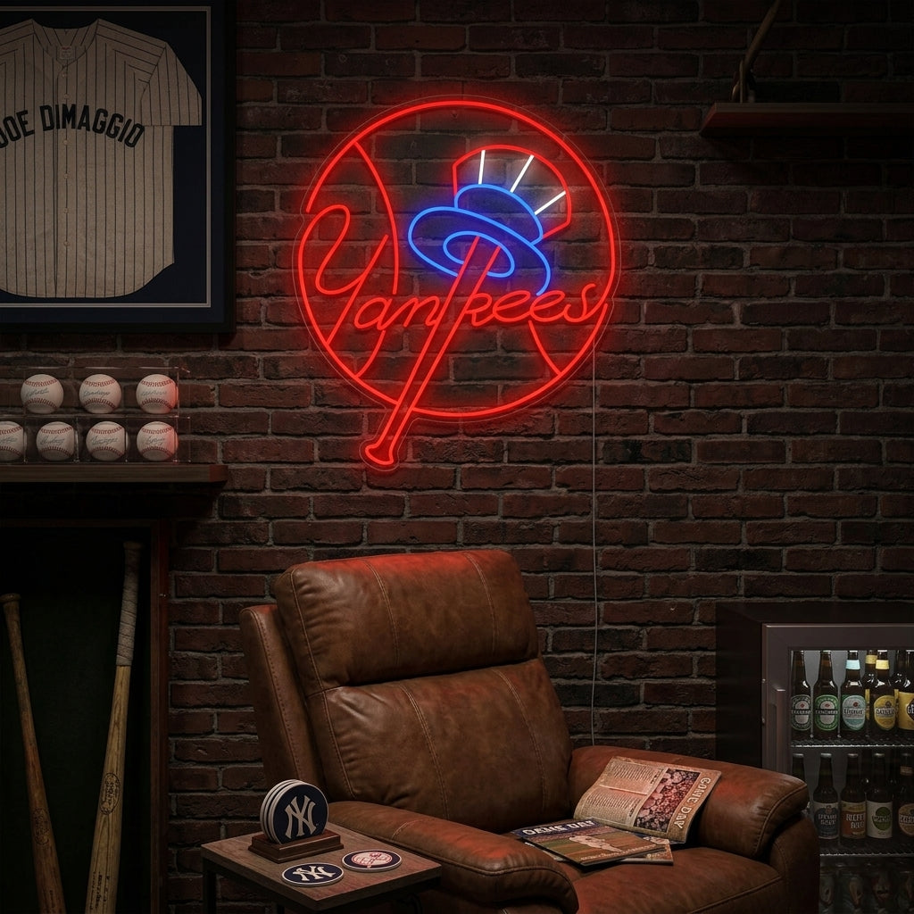 "Logo Equipo Béisbol" Letrero de neón