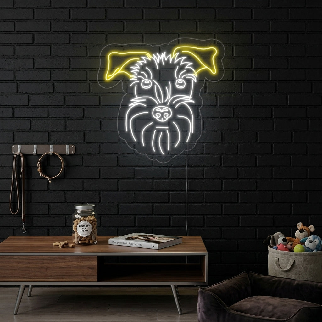 "Schnauzer, Perro" Letreros Neon