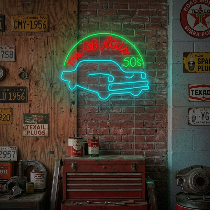 "Fabulous 50s" Letreros Neon