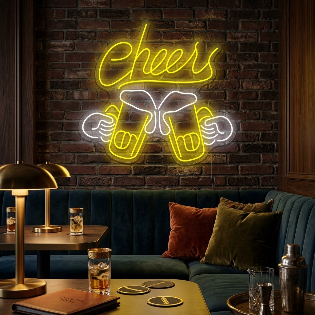 "Cheers" Letrero de neón