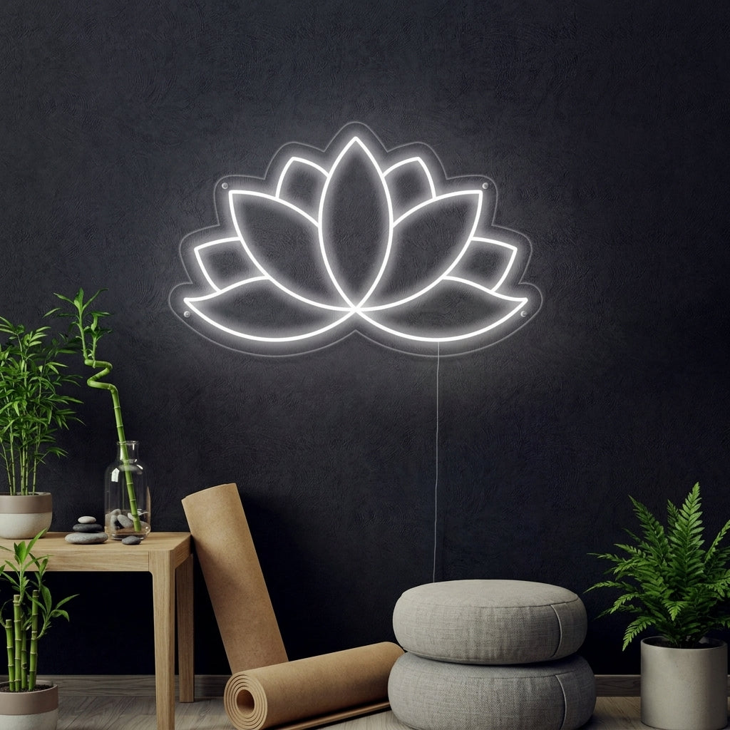 "Flor De Loto" Letreros Neon