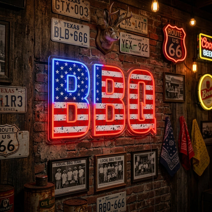 "BBQ" Letrero de neón