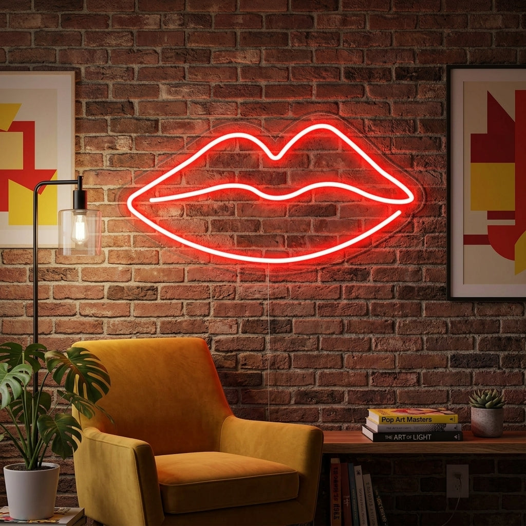 "Labios" Letreros Neon