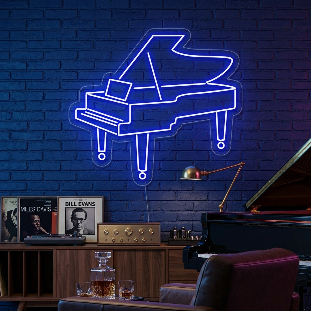 "Piano De Cola" Letreros Neon