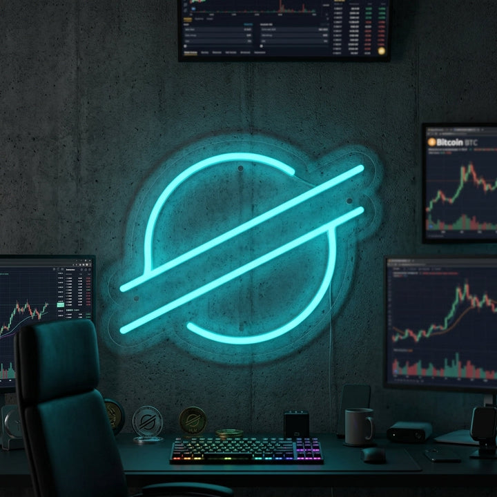 "Logo Stellar Xlm" Letreros Neon