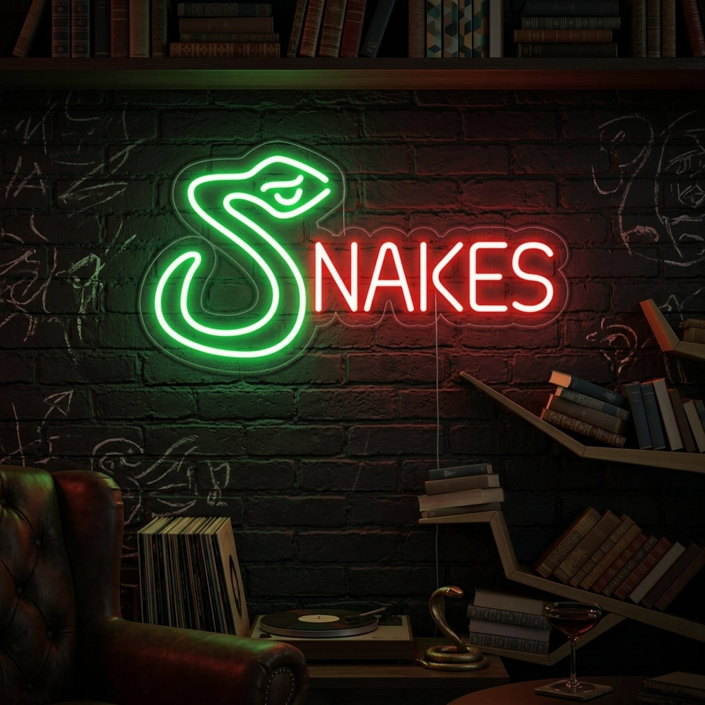 "Snakes" Letreros Neon