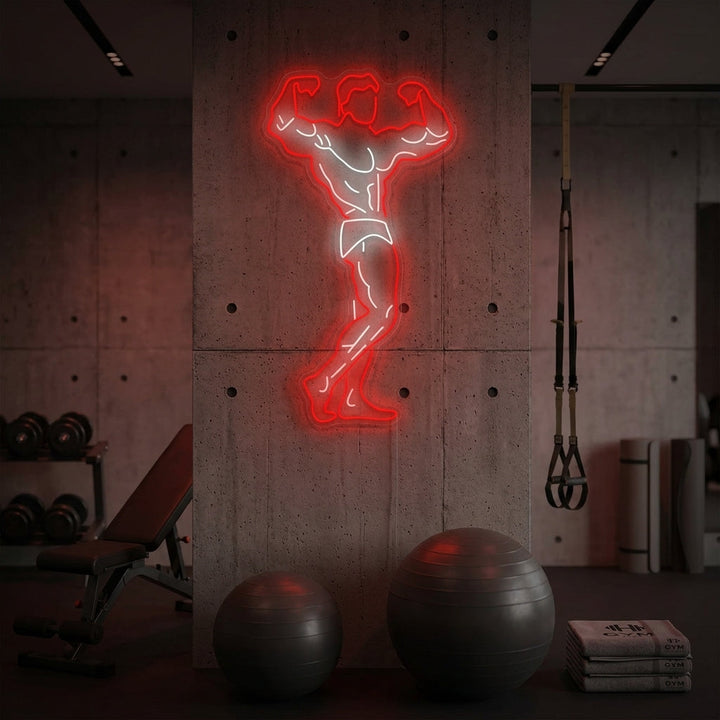 "Gym Hero" Letrero de neón
