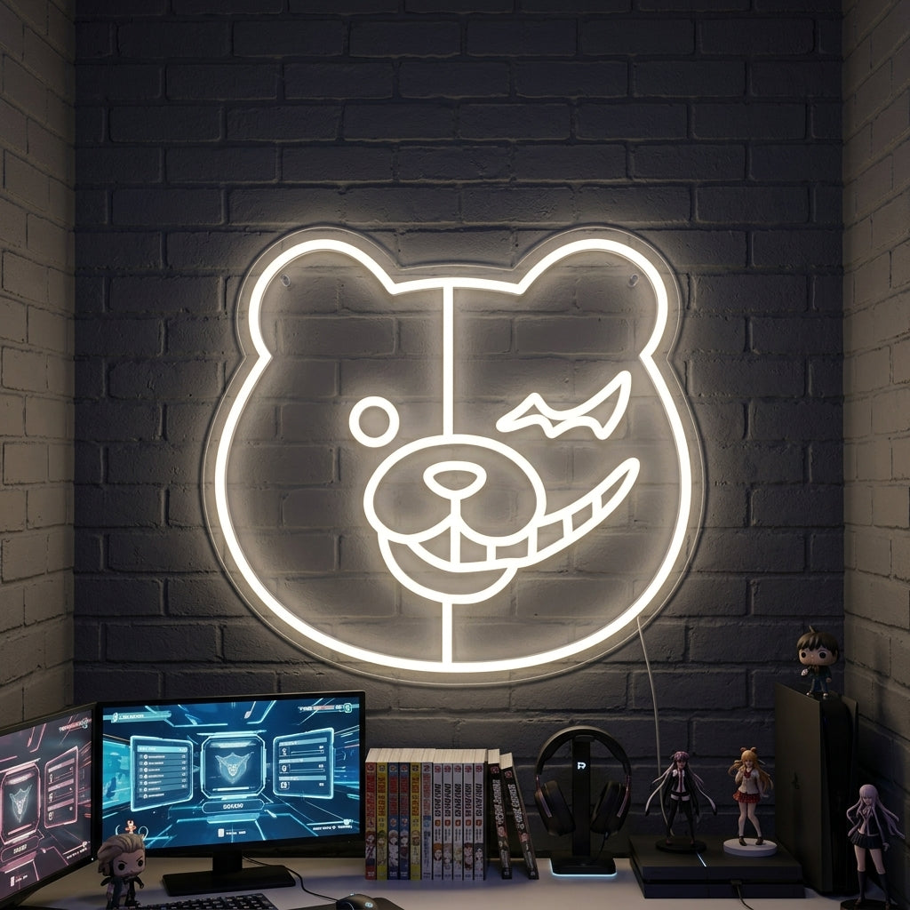 "Monokuma" Letreros Neon