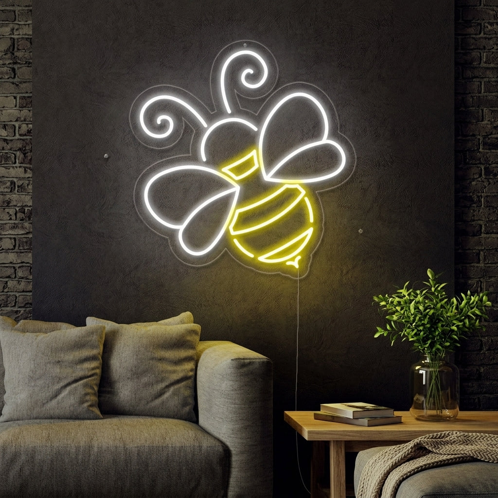 "Abeja" Letreros Neon