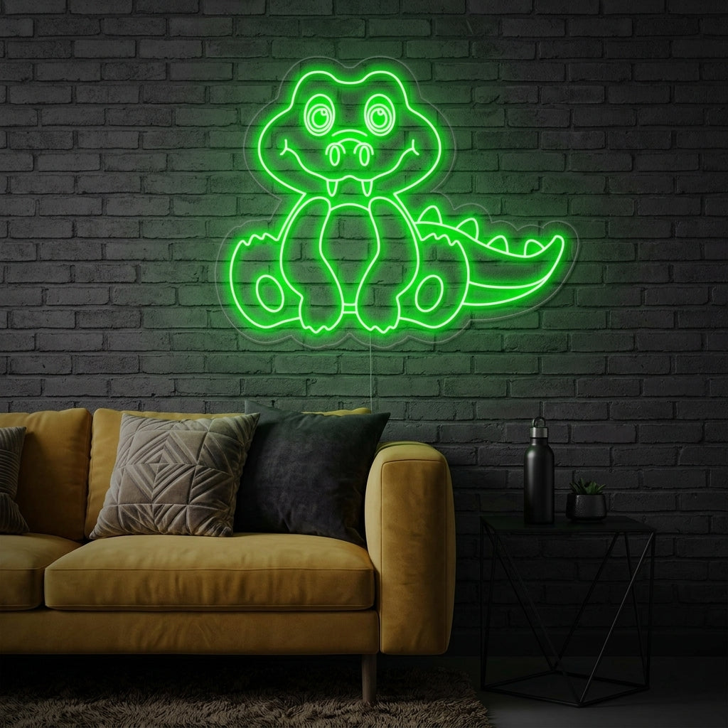 "Caimán" Letreros Neon