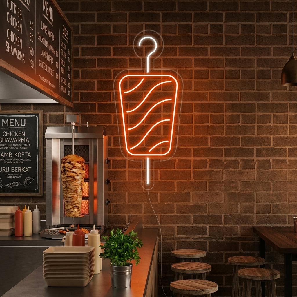 "Kebab" Letreros Neon