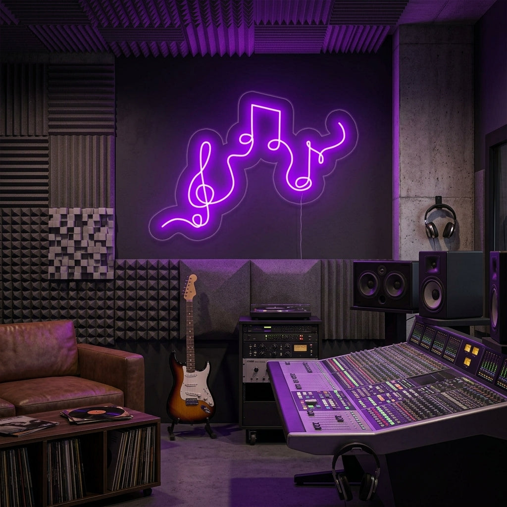 "Notas Musicales" Letreros Neon