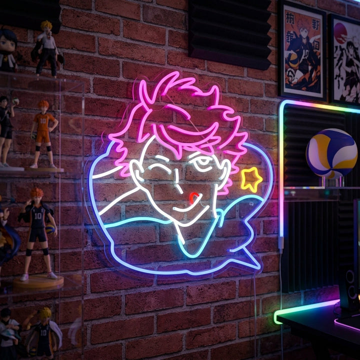 "Anime De Oikawa Tooru" Letreros Neon