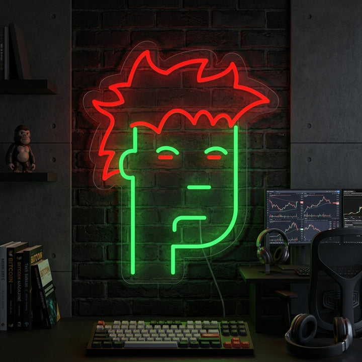 "Mono NTD" Letreros Neon