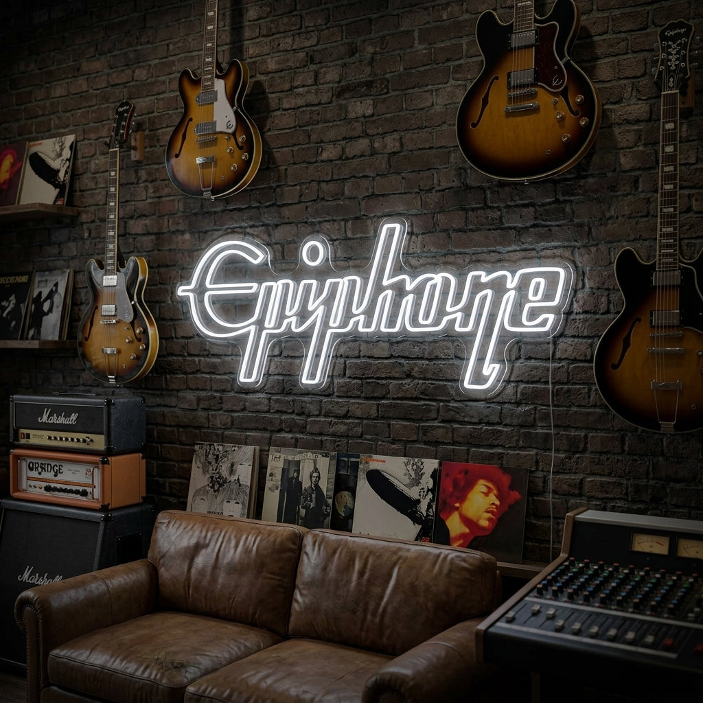 "Epiphone" Letrero de neón