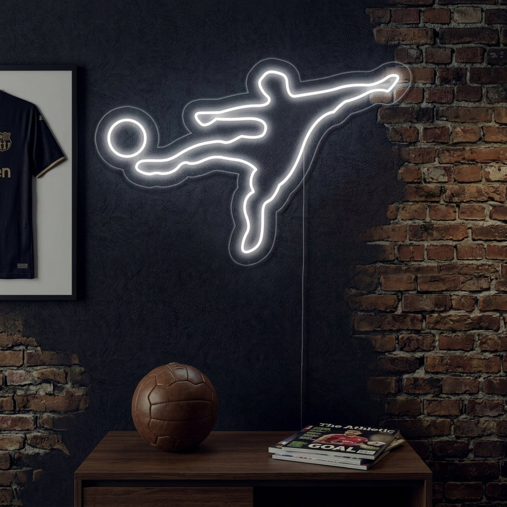 "Jugador De Fútbol" Letreros Neon